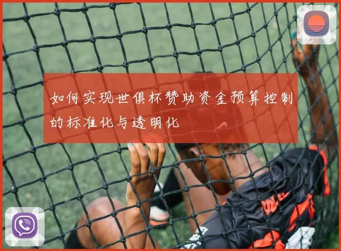 如何实现世俱杯赞助资金预算控制的标准化与透明化
